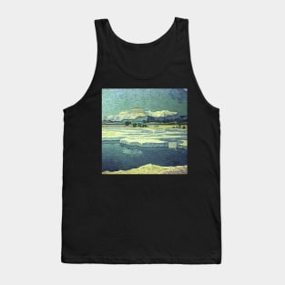 Pamukkale in Van Gogh's style Tank Top